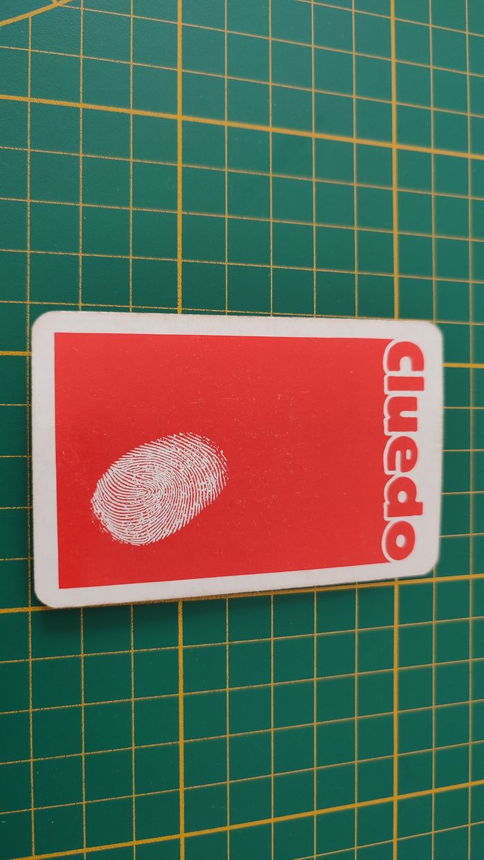 Carte docteur Olive en l'état Cluedo miro-meccano pièce détachée jeu de société #E26 - photo numéro 2