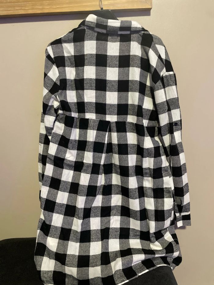 Robe à carreaux noire et blanche - photo numéro 4