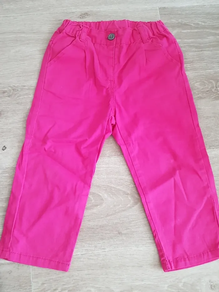 Lot de 3 pontalons fille taille 24 mois - photo numéro 2