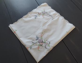 Nappe shabby et 6serviettes