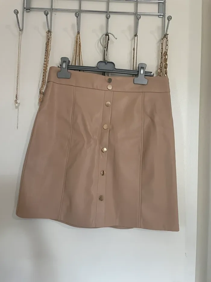 Jupe en simili cuir