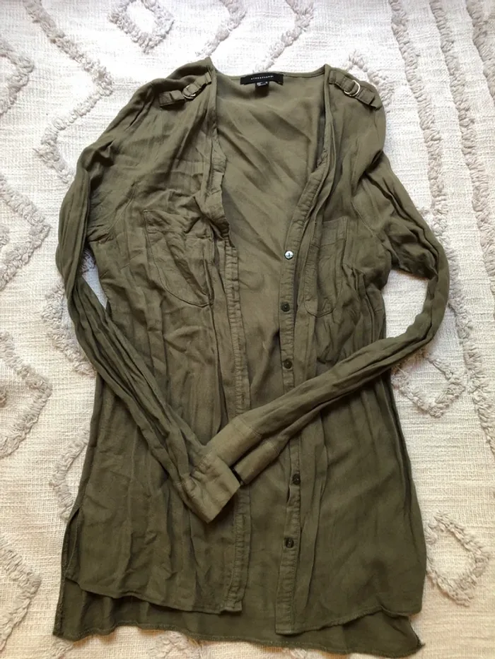 Chemise longue kaki taille 38/40