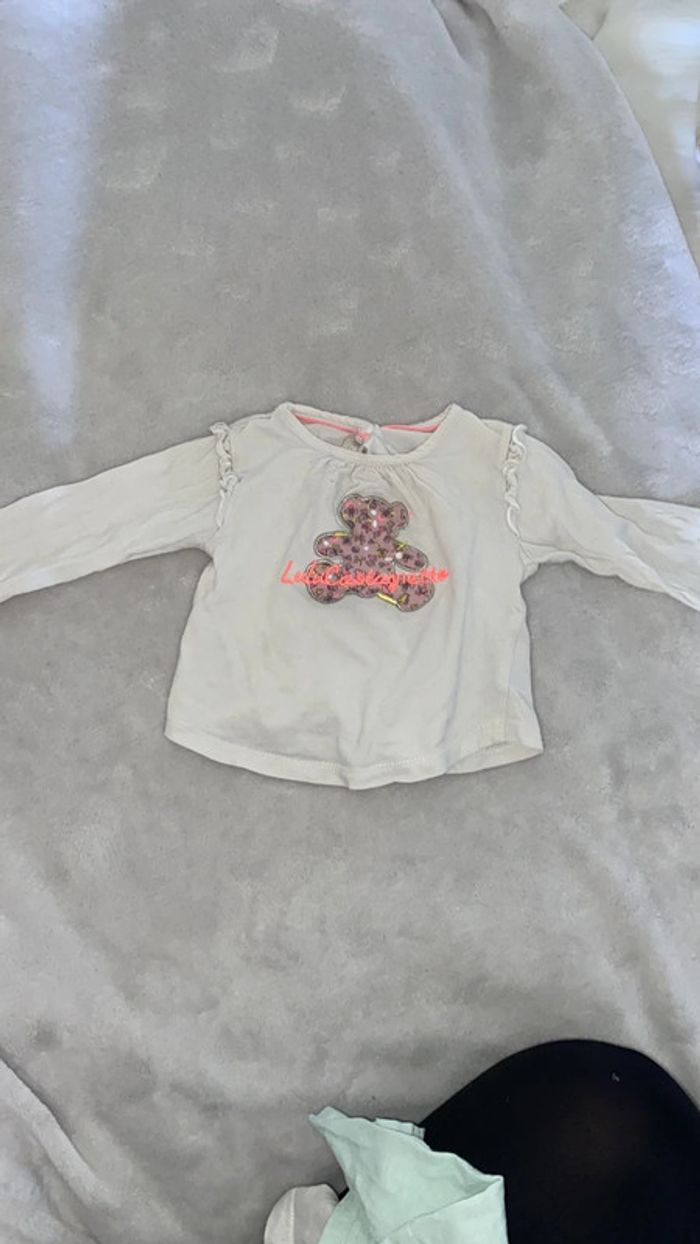 Lot de trois t-shirt manches longues lulu castagnette - photo numéro 3