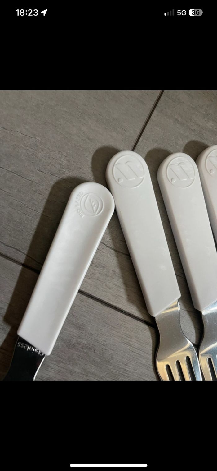 Lot de 5 cuillères bio plastique Wesco - photo numéro 2