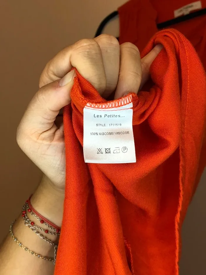 Robe Les Petites orange taille M - photo numéro 12