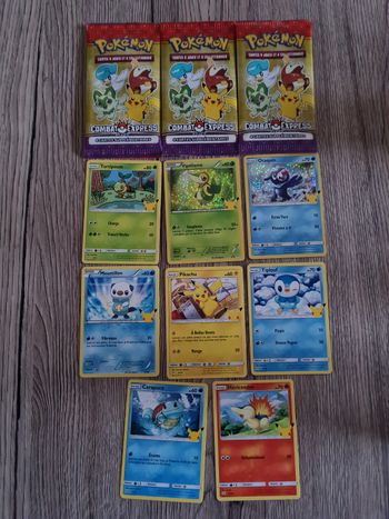 20 cartes pokémons neuf