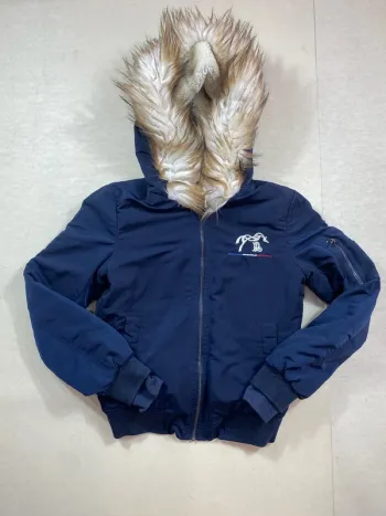 🧥 Veste équitation Penelope Leprevost – Taille XS – Bleu marine – Très bon état