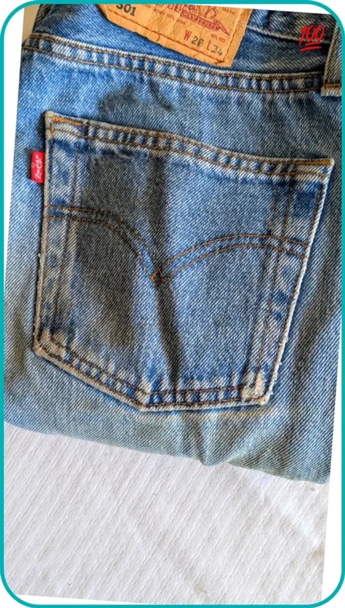 Jeans Levi's 501 vintage 90's homme 38 - photo numéro 15