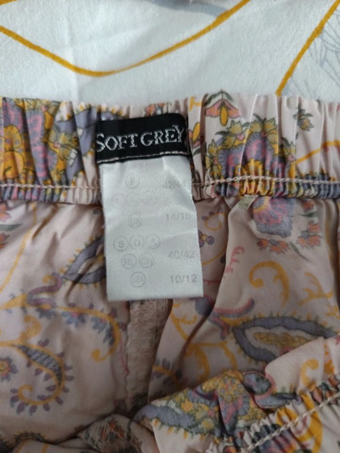 Short pyjama soft grey 42/44 tbe - photo numéro 3