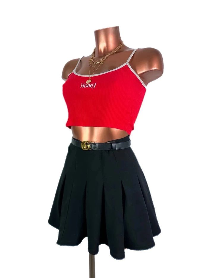 Magnifique crop top rouge