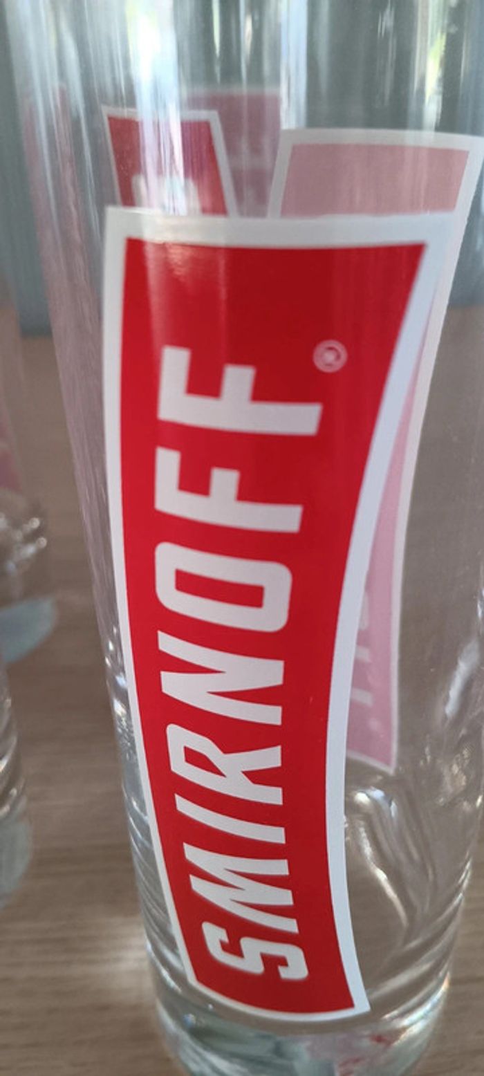 6 verres Smirnoff tubo - photo numéro 6