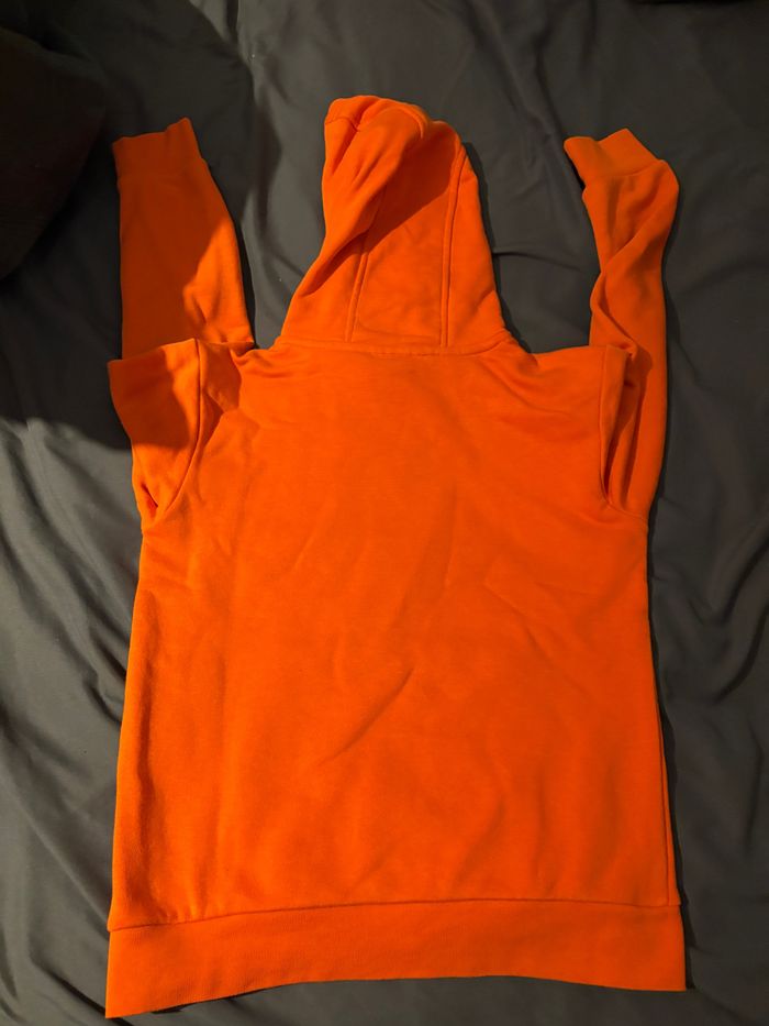 Sweat à capuche Adidas orange 8-9 ans 134 cm - photo numéro 6