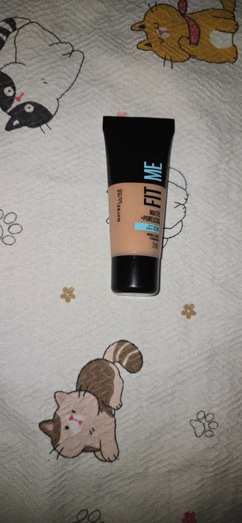 Fond de teint fit me matte + poreless gemey maybelline 245