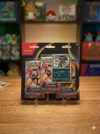 Tripack Pokémon ME02 "Flammes Fantasmagoriques" - Neuf & Scellé - Promo Dimoret