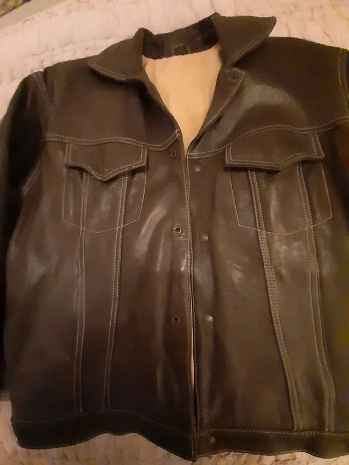 Veste cuir homme - photo numéro 2