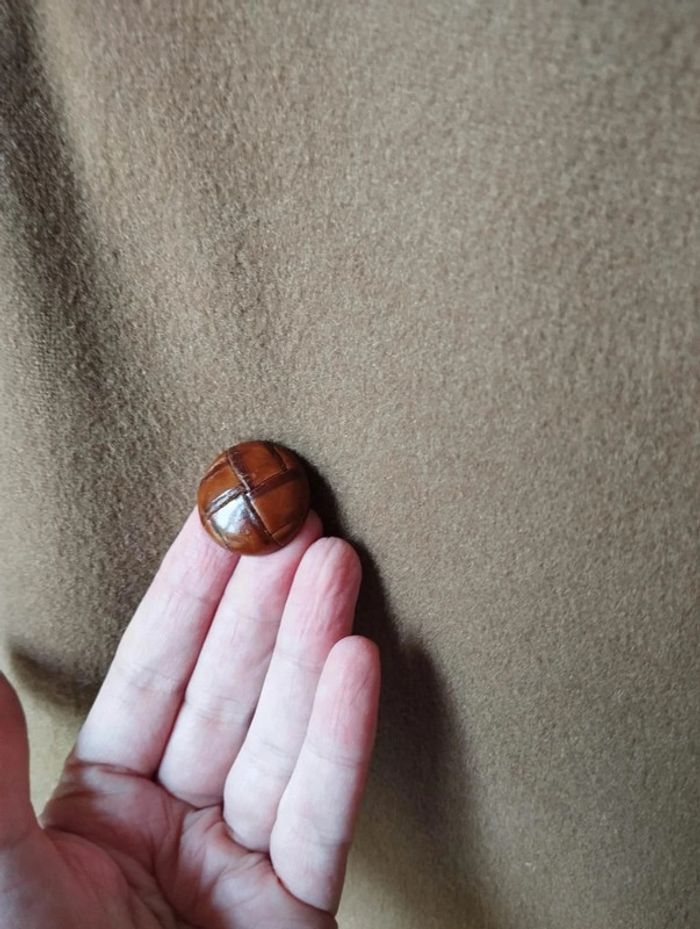 🌷Manteau Beige Vintage Pure Laine Tyrol Autrichien Steinblok T42/44🌷 - photo numéro 18
