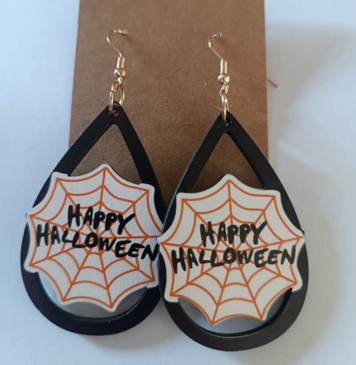 Boucles d'oreilles halloween - photo numéro 3