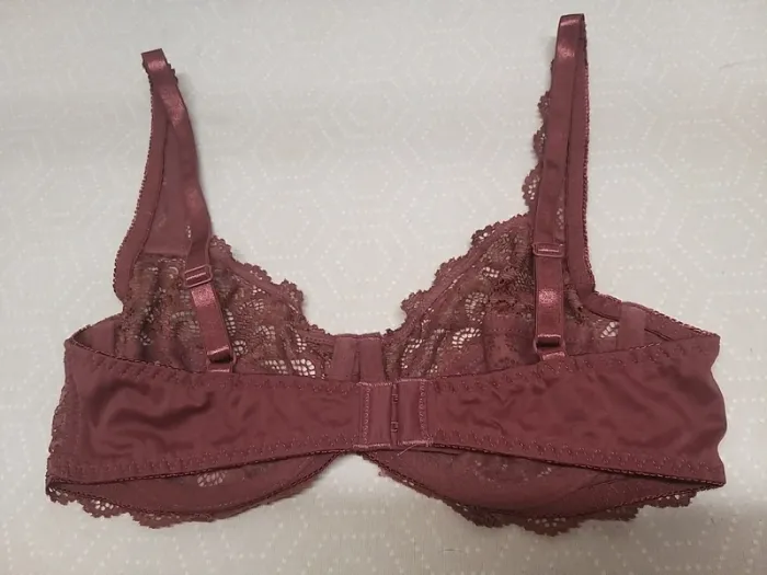 Soutien-gorge femme dentelle marron - photo numéro 2
