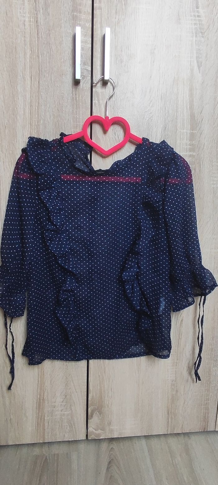 Blouse à pois