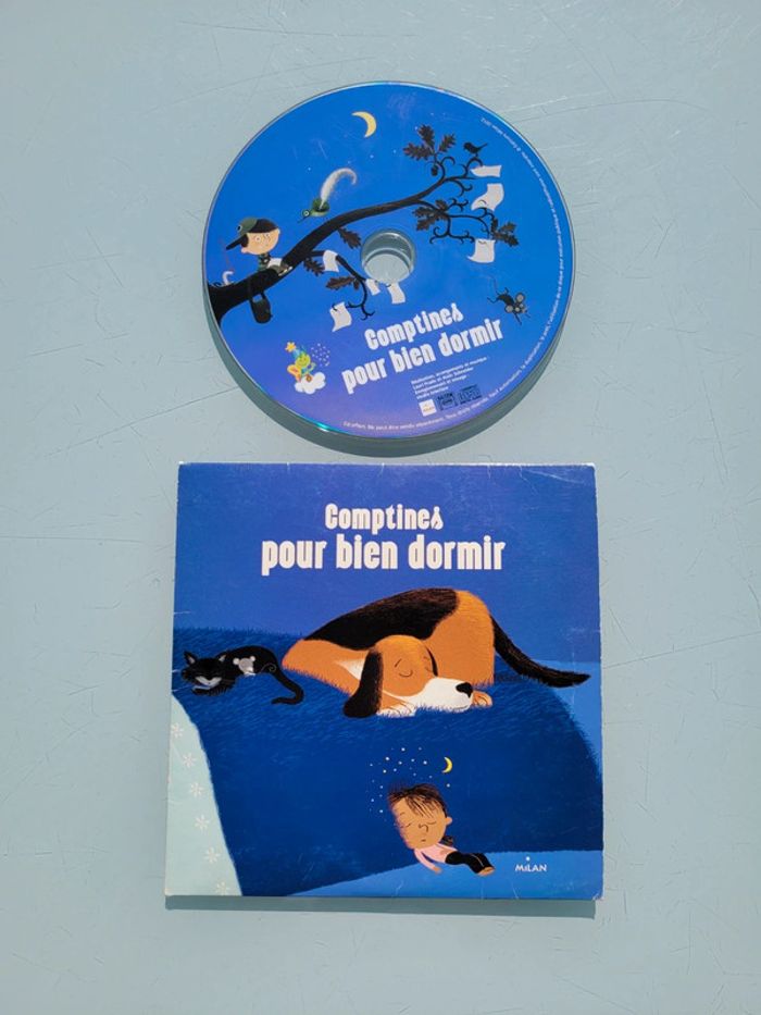 Livre tout carton avec CD Comptines pour bien dormir 😴 - photo numéro 3