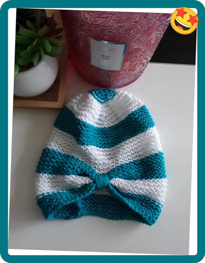 Bonnet en Laine pour bébé🌿💝