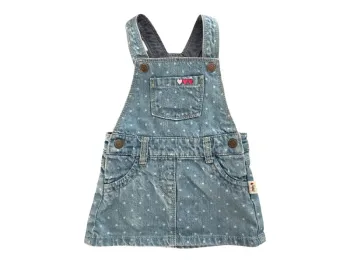 Jolie petite robe en jean bébé