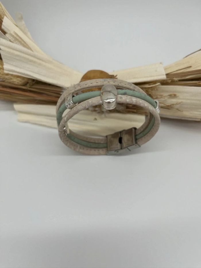 Bracelet neuf en liège femme - photo numéro 2