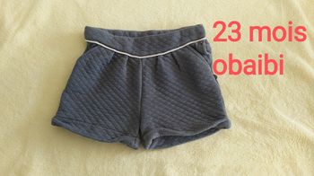 Short 23 mois obaibi