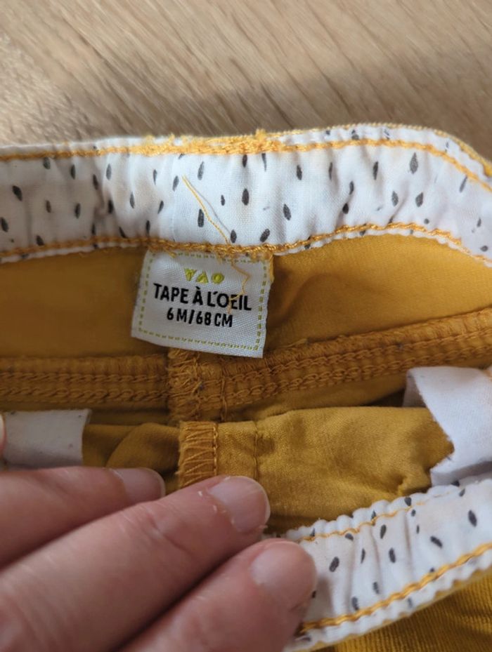 Short en velours TAO 6 mois - photo numéro 2