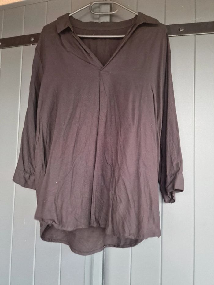 Blouse noir basique - photo numéro 3