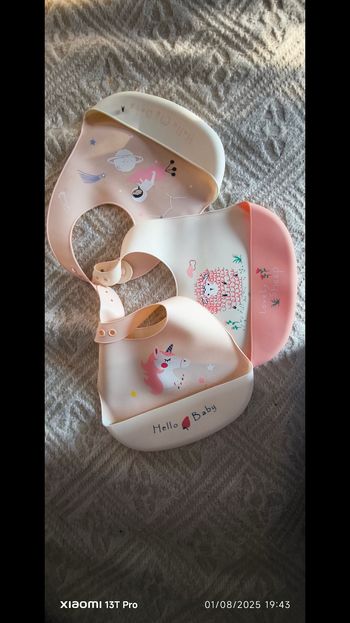 Bavoir silicone