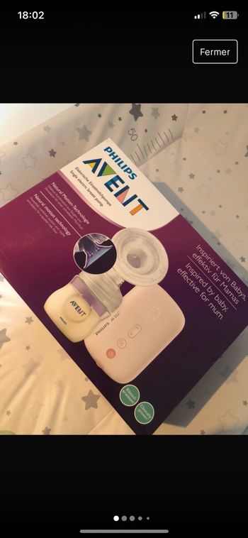 Tire lait électrique Avent simple