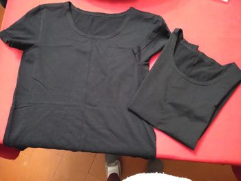 Lot de 2 tee-shirts en microfibre