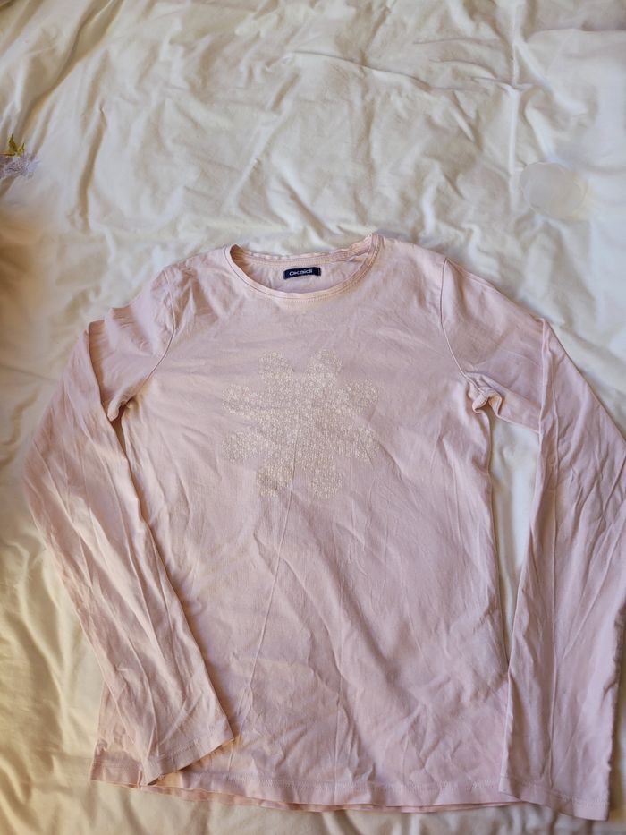T-shirt rose bonbon Okaïdi
