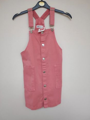 Robe salopette rose neuve
