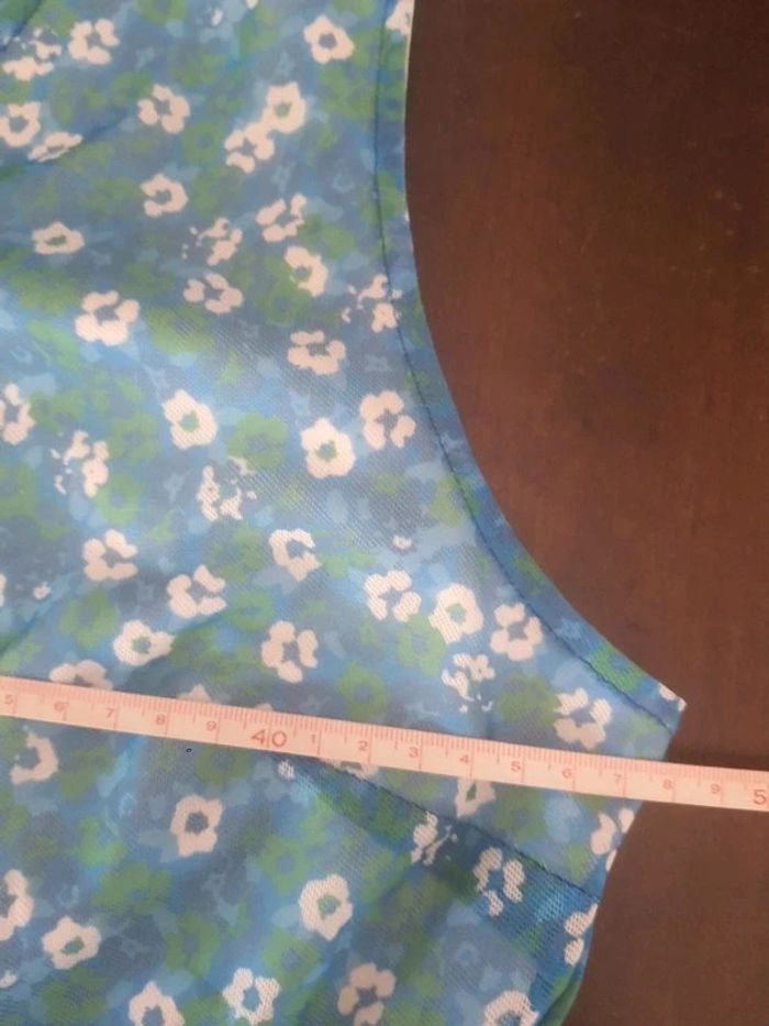 Robe Bel & Bo bleue flories taille 40 - photo numéro 15