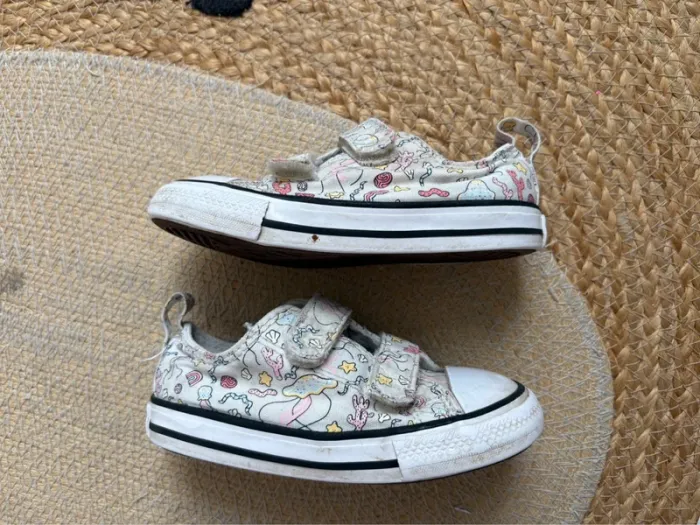 Baskets scratch enfant Mermaid beige Converse 23 - photo numéro 6