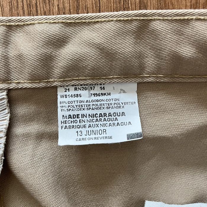 Pantalon à jambes larges beige junior Dickies, taille 13 ans - photo numéro 6