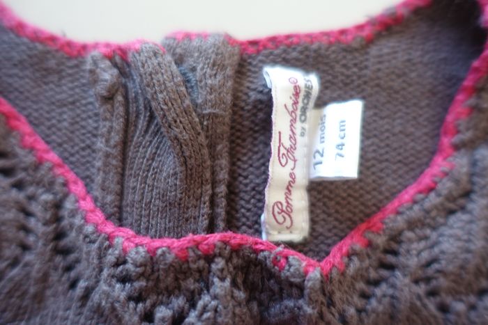 Robe-pull bébé fille 12 mois - photo numéro 6