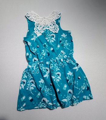 Robe été bleue Vertbaudet 4 ans