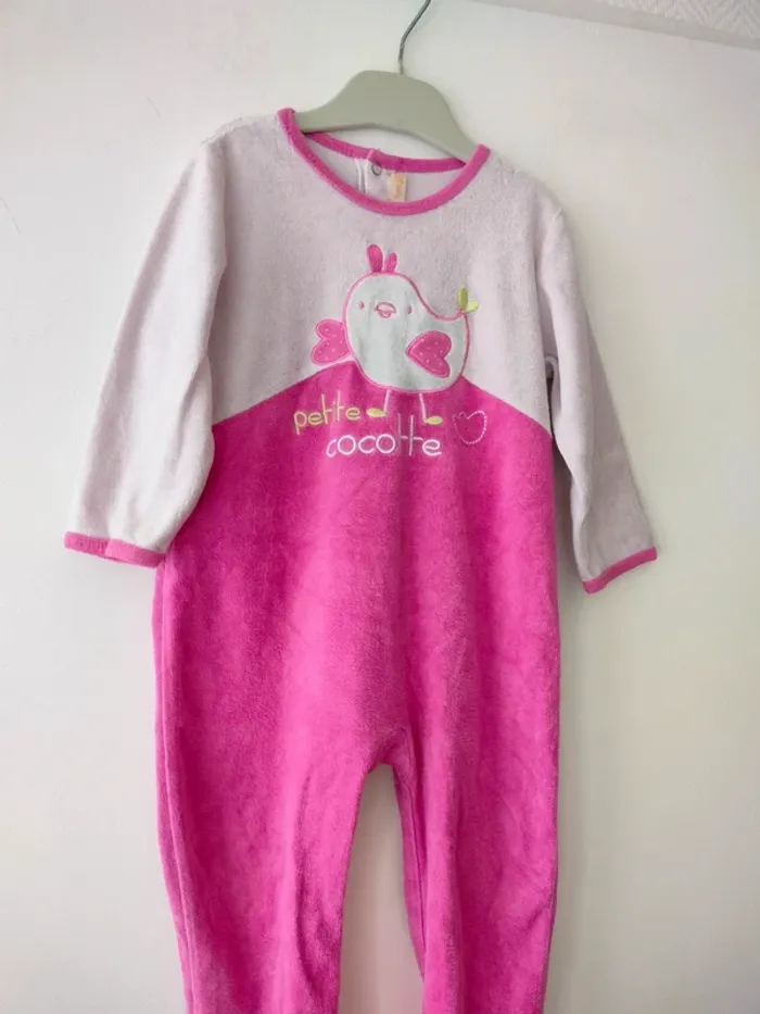 (a) Pyjama rose Cocotte 24m Gemo - photo numéro 2