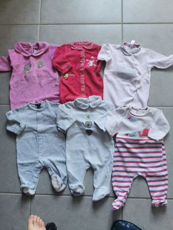 Pyjamas velours 3 mois