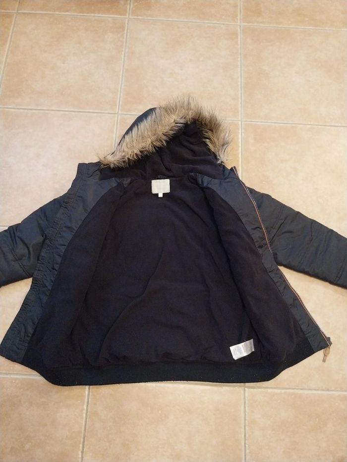 Manteau bleu marine vertbaudet 14 ans - photo numéro 3