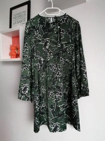 Robe verte Mango taille S