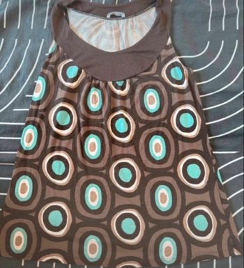 Top Y2K vintage marron taille S