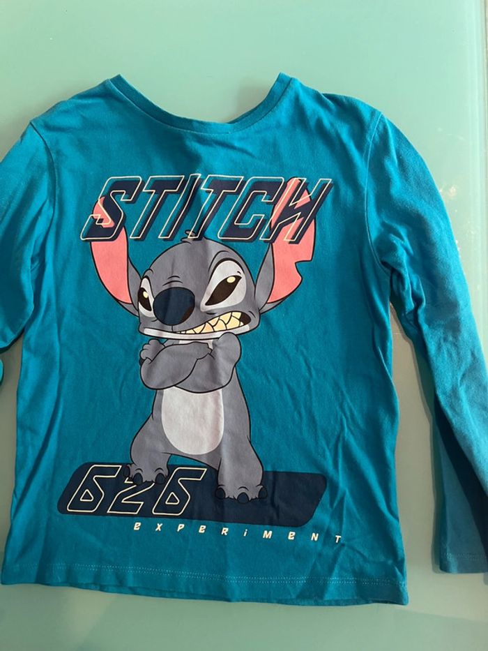 T-shirt Stitch bleu