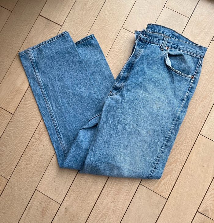 Pantalon/ jean coupe droite Levis authentique vintage made in usa - photo numéro 9