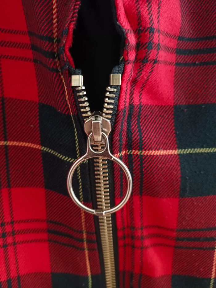 Ensemble veste + jupe rouge ecossais 38 - photo numéro 10