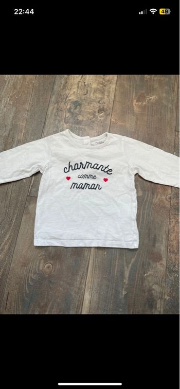 TEE shirt manches longues 24 mois
