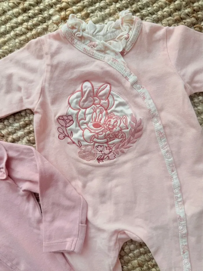 Lot pyjamas coton Disney 1mois / 54cm - photo numéro 3